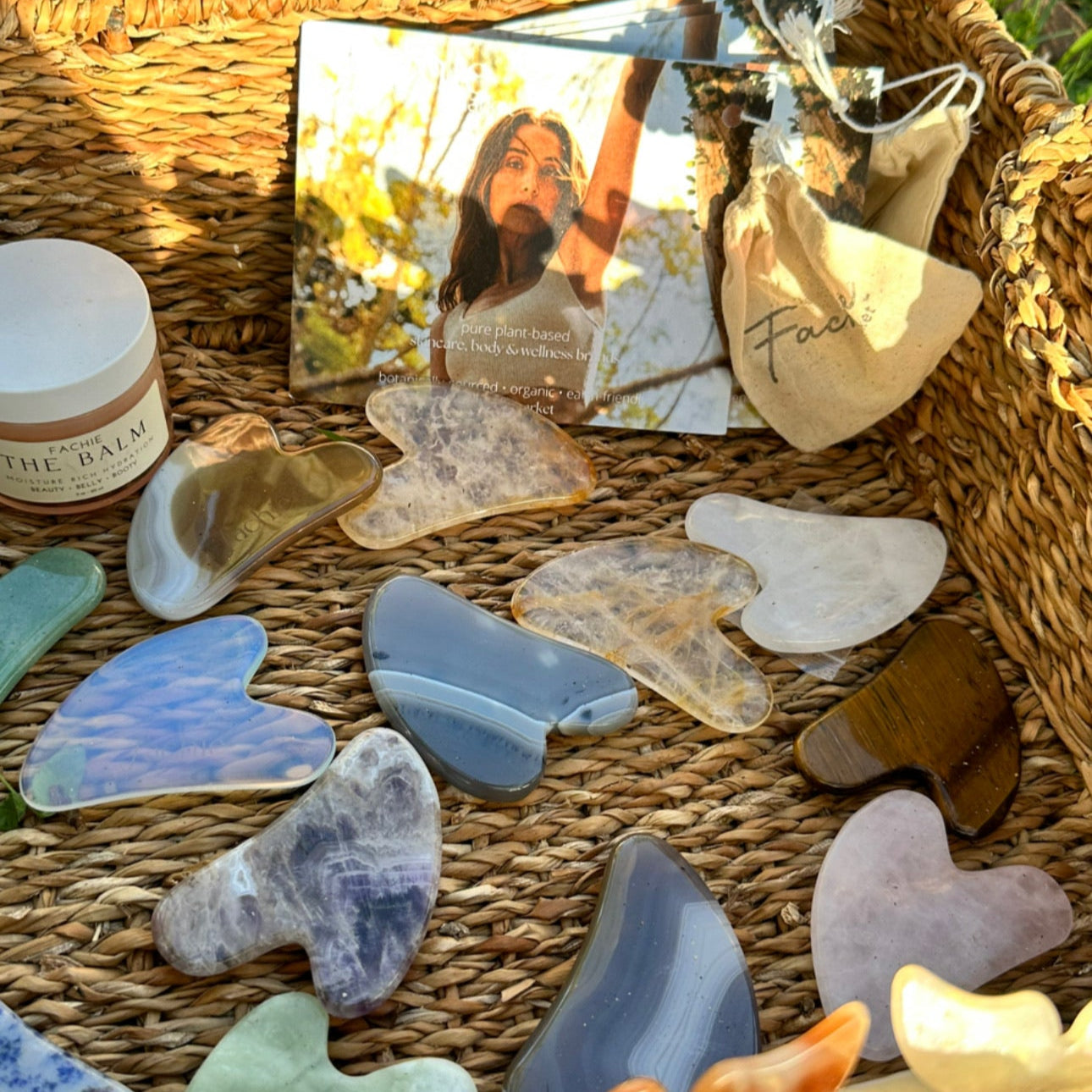 Gua Sha - Amethyst - Herramienta de masaje facial