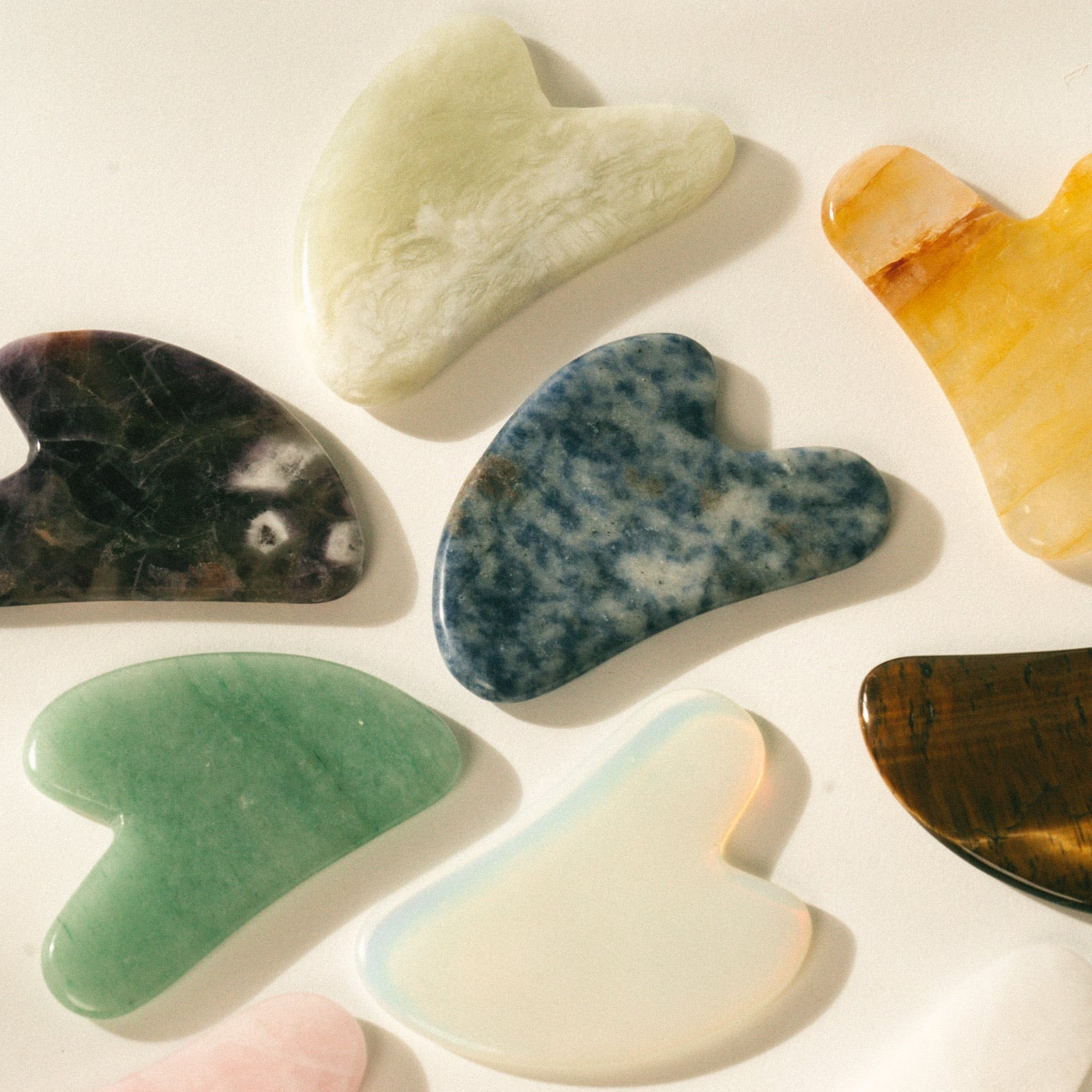 Gua Sha - Amethyst - Herramienta de masaje facial