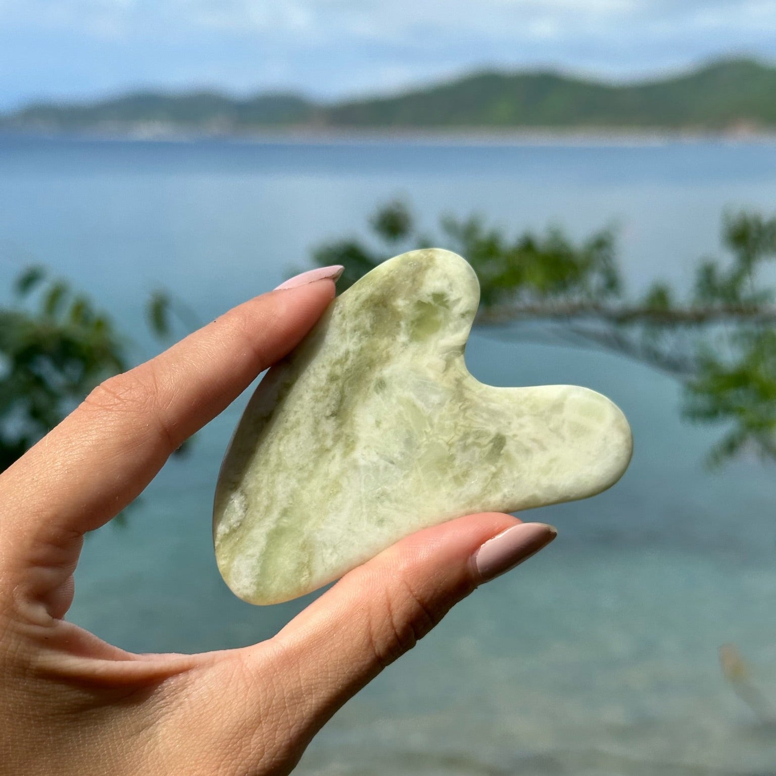 Jade Gua Sha Facial Tool
