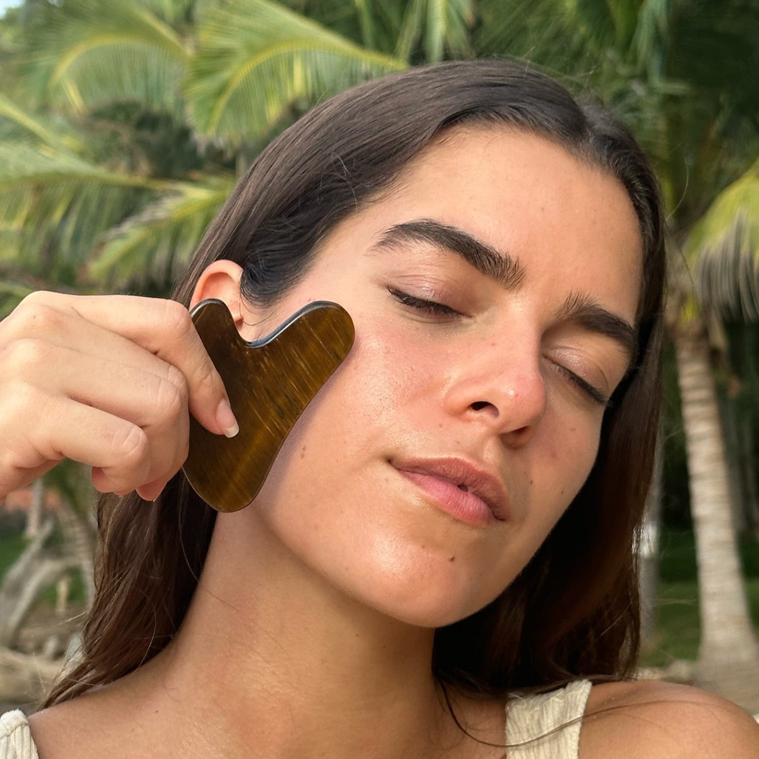 Tiger Eye Gua Sha Facial Tool