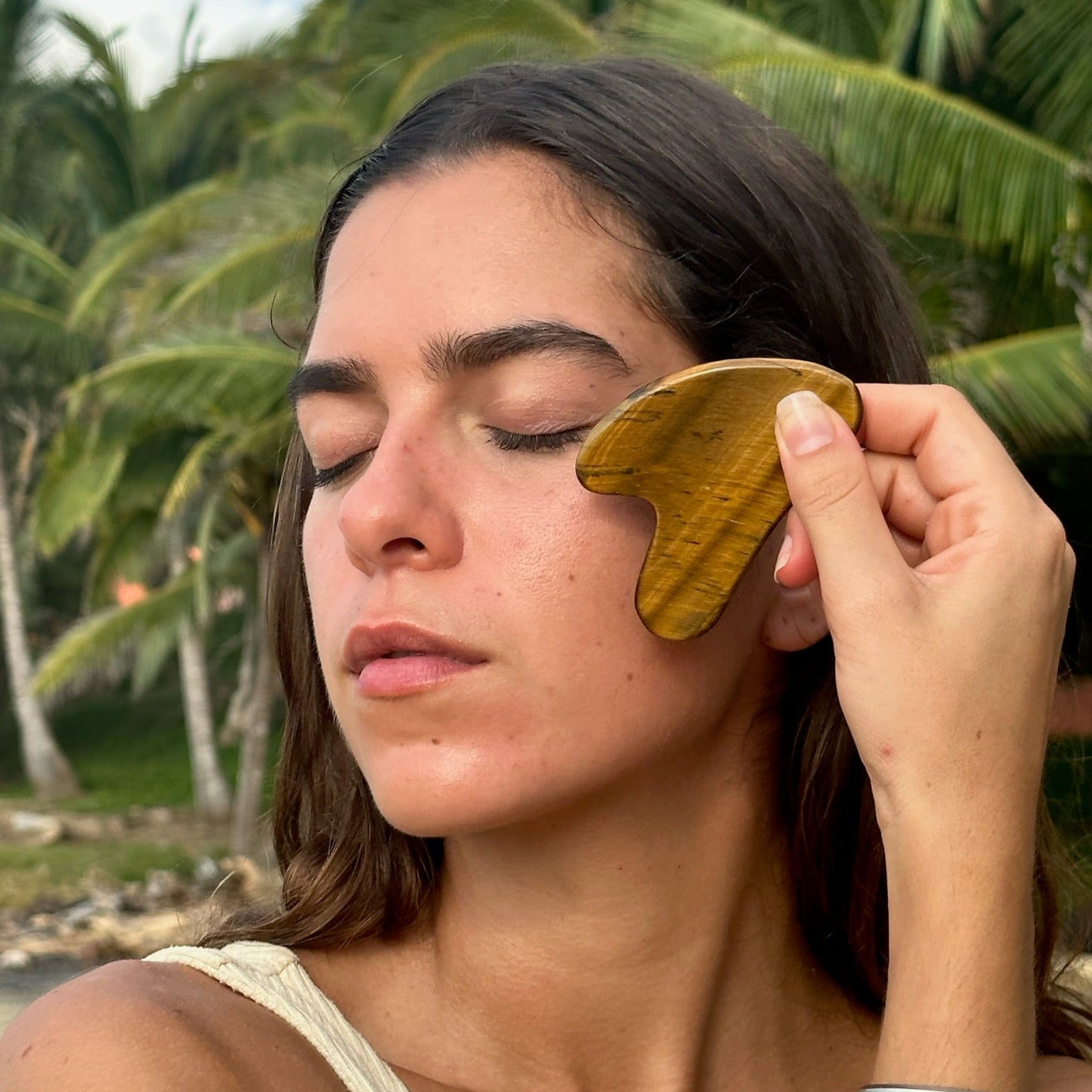 Tiger Eye Gua Sha Facial Tool