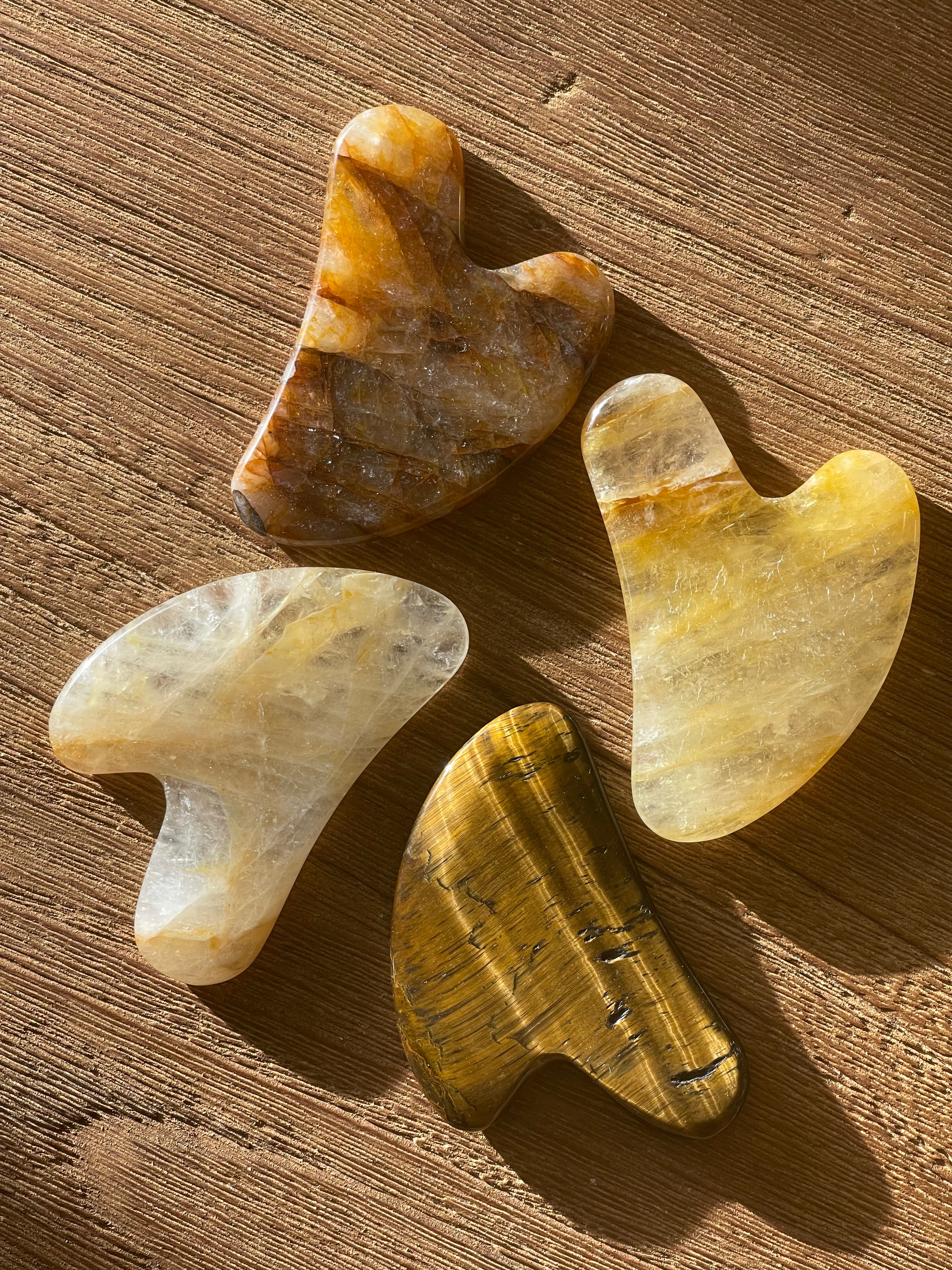 Gua Sha - Amethyst - Herramienta de masaje facial