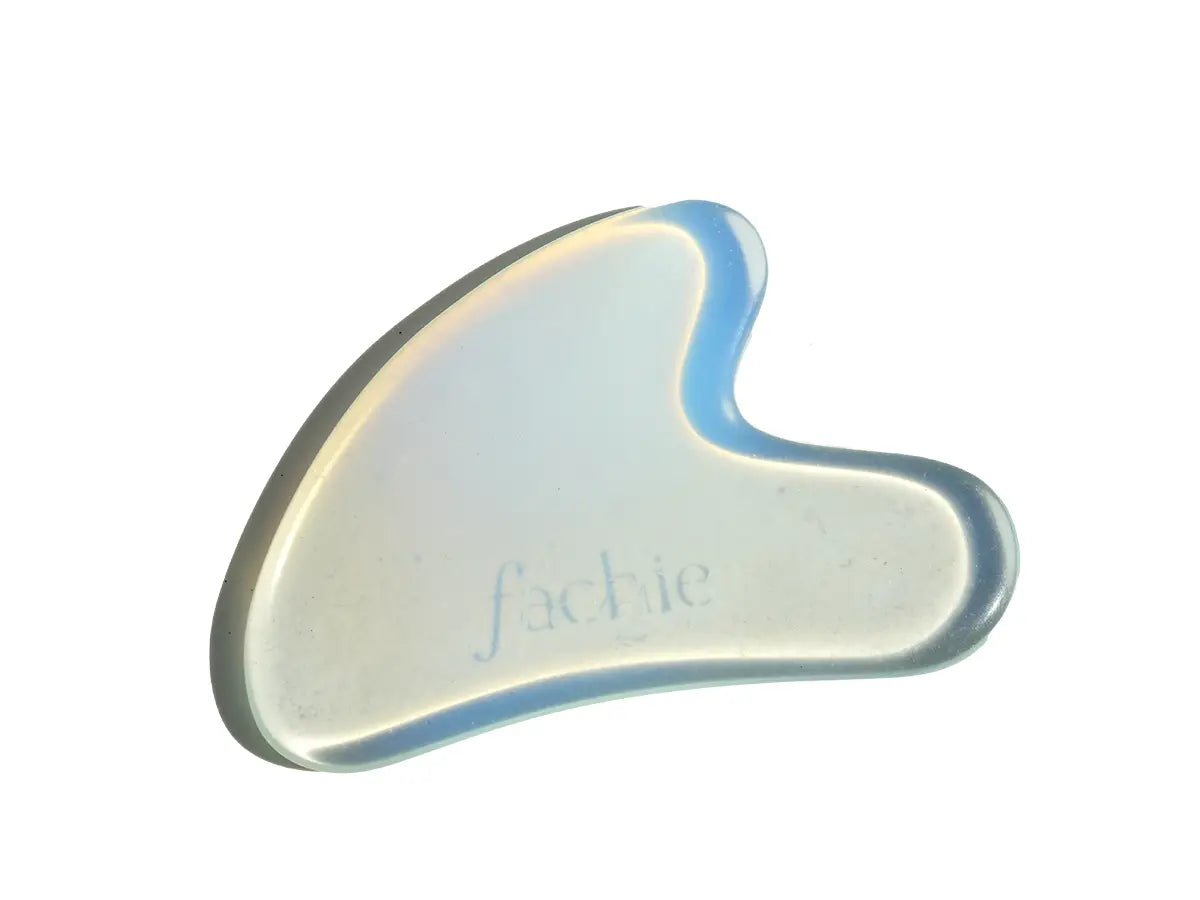 Gua Sha - Jade blanco - Herramienta de masaje facial