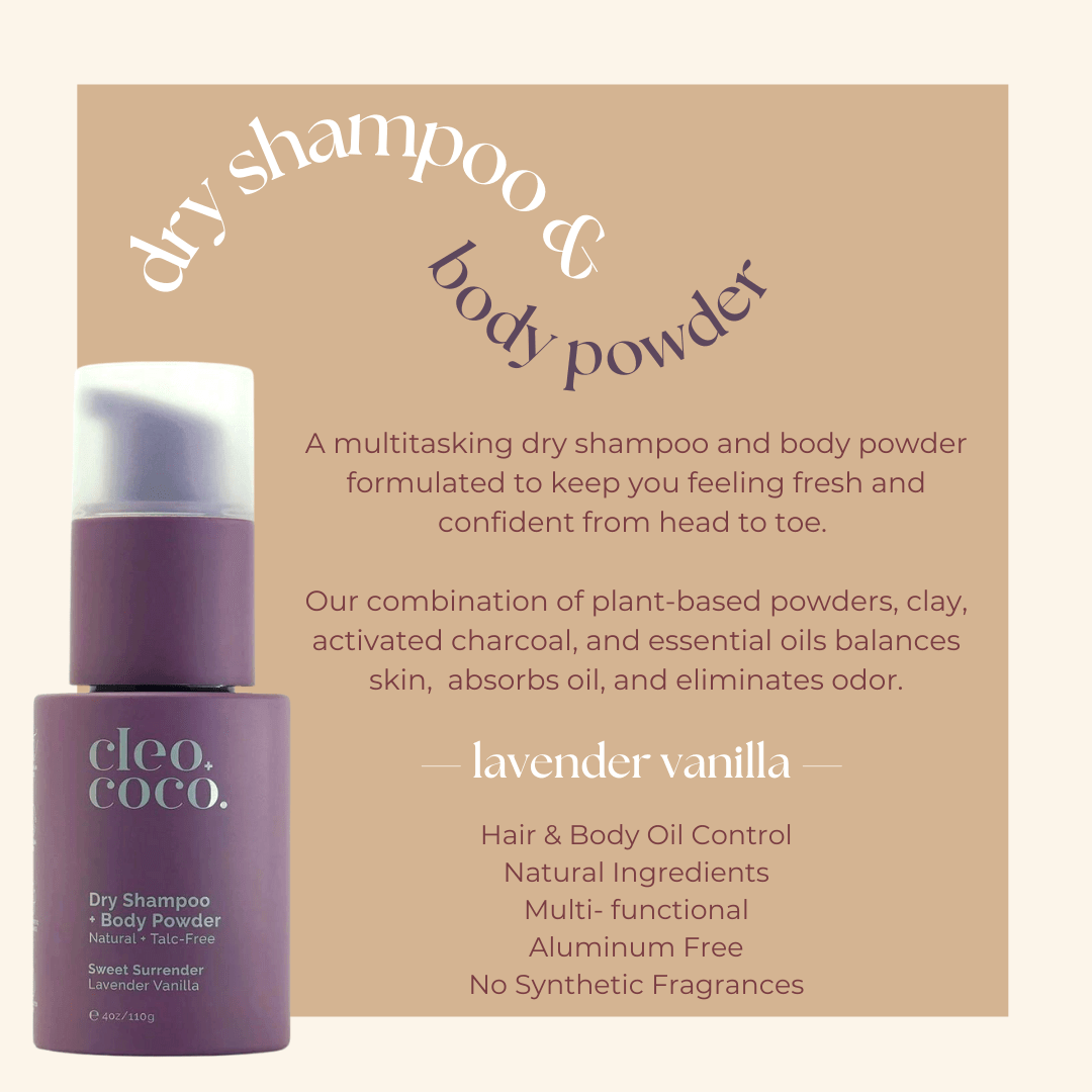 Dry Shampoo/Body Powder Sweet Surrender, Lavender Vanilla