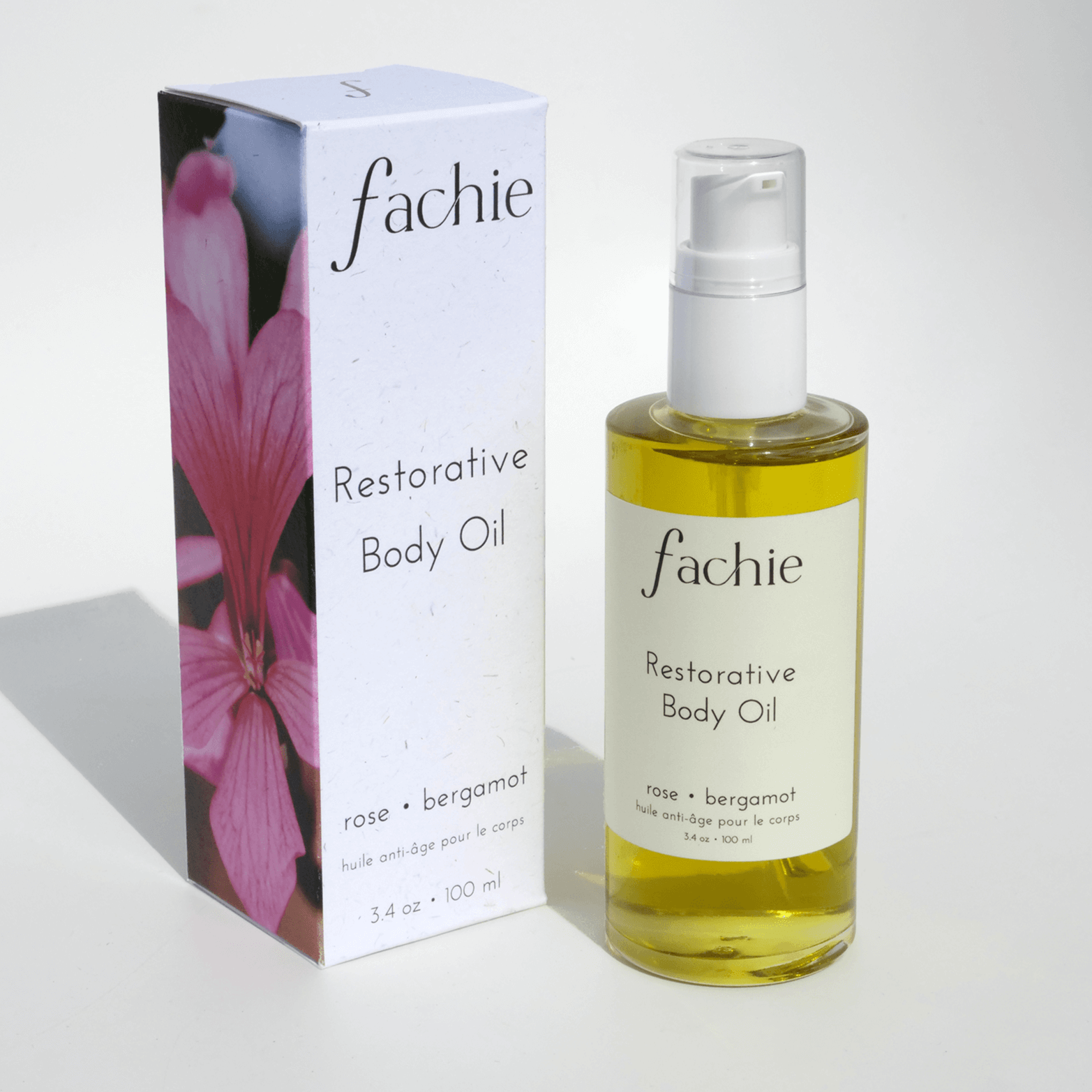 Restorative Body Oil - Rose & Bergamot by Fachie Beauty