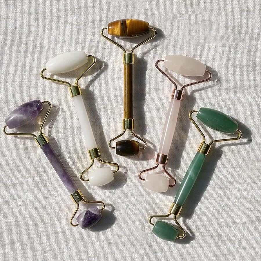 Green Aventurine Facial Roller - Face/Body Tool Fachie Market - Fachie Market™