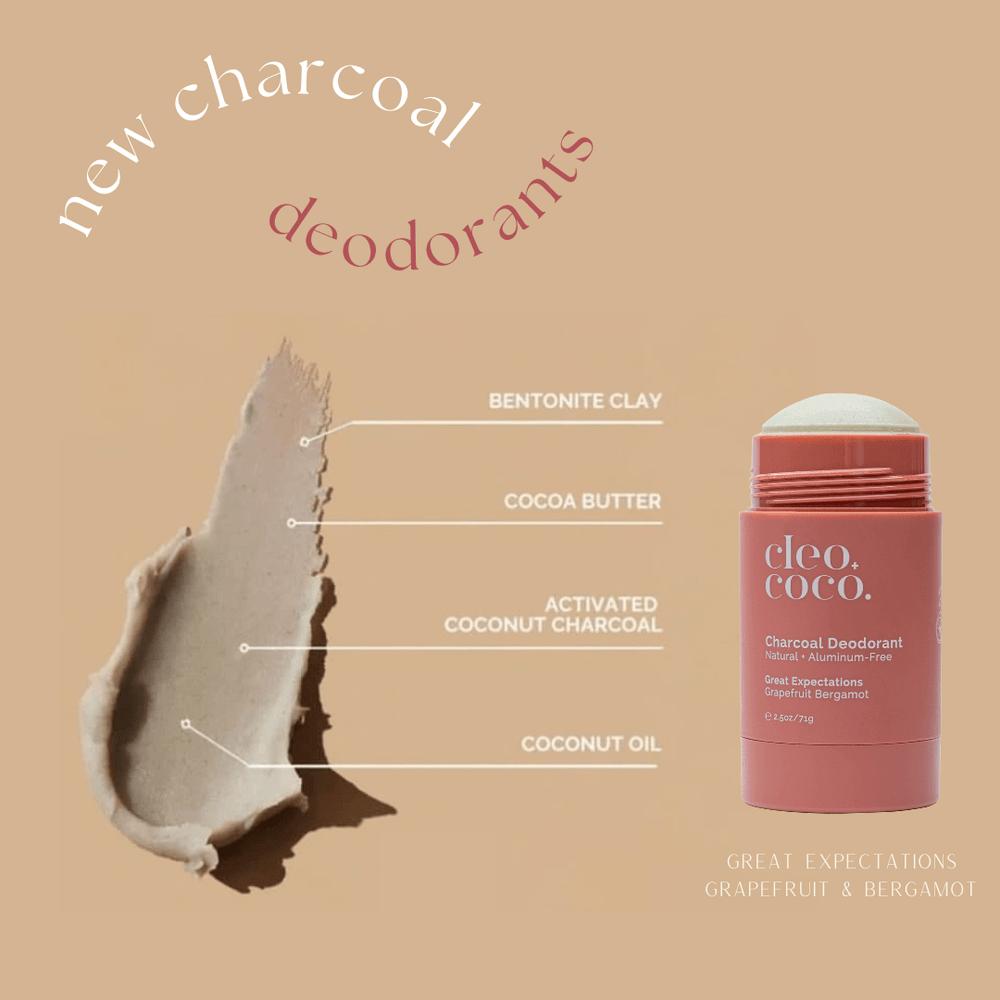 Charcoal Deodorant, Great Expectations, Grapefruit Bergamot