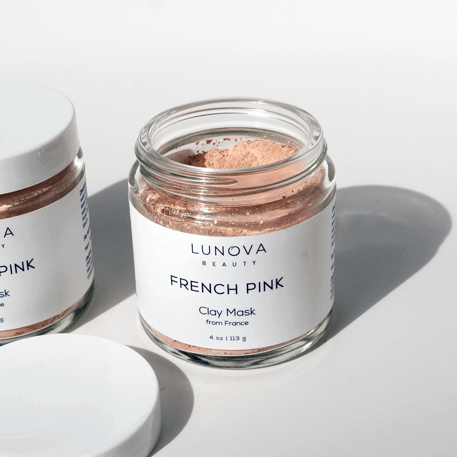 French Pink - Clay Mask - Face Mask Lunova Beauty - Fachie Market