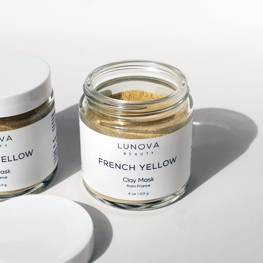 French Yellow - Clay Mask - Face Mask Lunova Beauty - Fachie Market