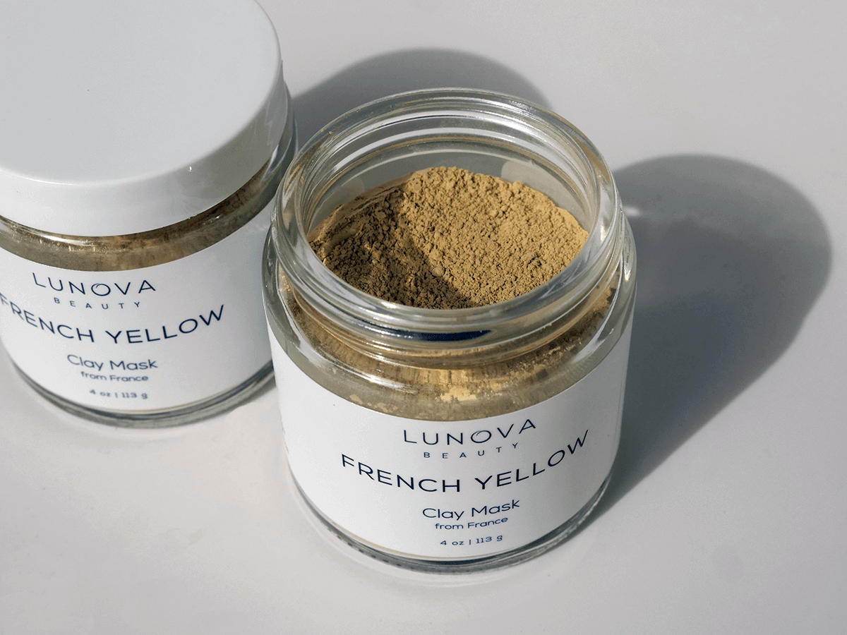 French Yellow - Clay Mask - Face Mask Lunova Beauty - Fachie Market