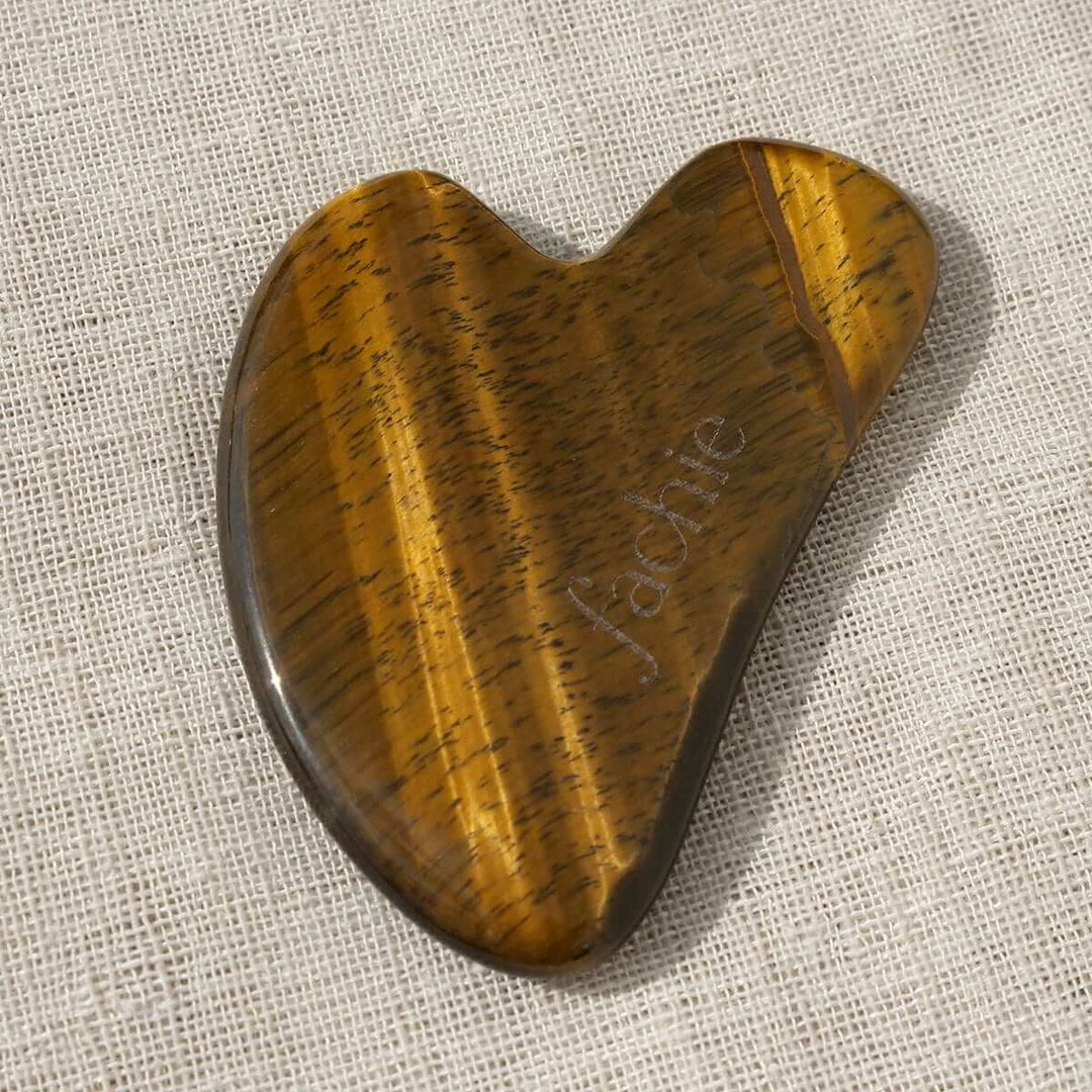 Tiger Eye - Natural Stone Gua Sha by Fachie Beauty