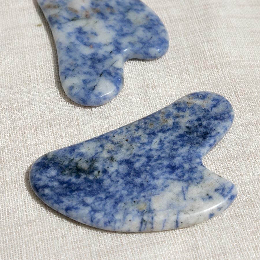 Blue Spot Jasper Gua Sha Facial Sculpting Tool - Face/Body Tool Fachie Market - Fachie Market™