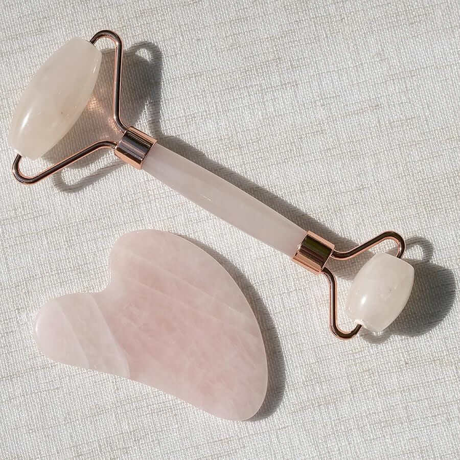 Rose Quartz Facial Roller - Face/Body Tool Fachie Market - Fachie Market™